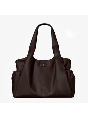 Kate Spade Carter Nylon Large Baby Bag Babybag, Hot Fudge Brown NEW NWT